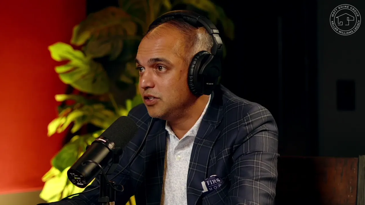 Still from Matt Rhine’s interview with Ayaz Rahemanji