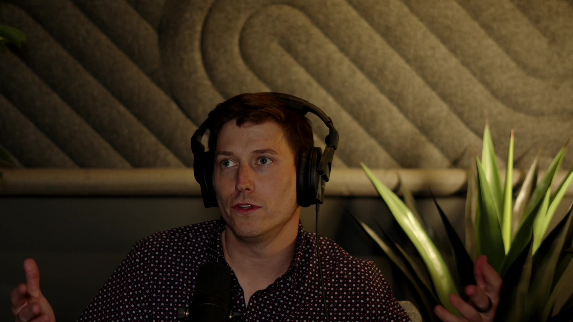 Charlie Rhine in his first 2023 podcast visit, not the later 2026 episode