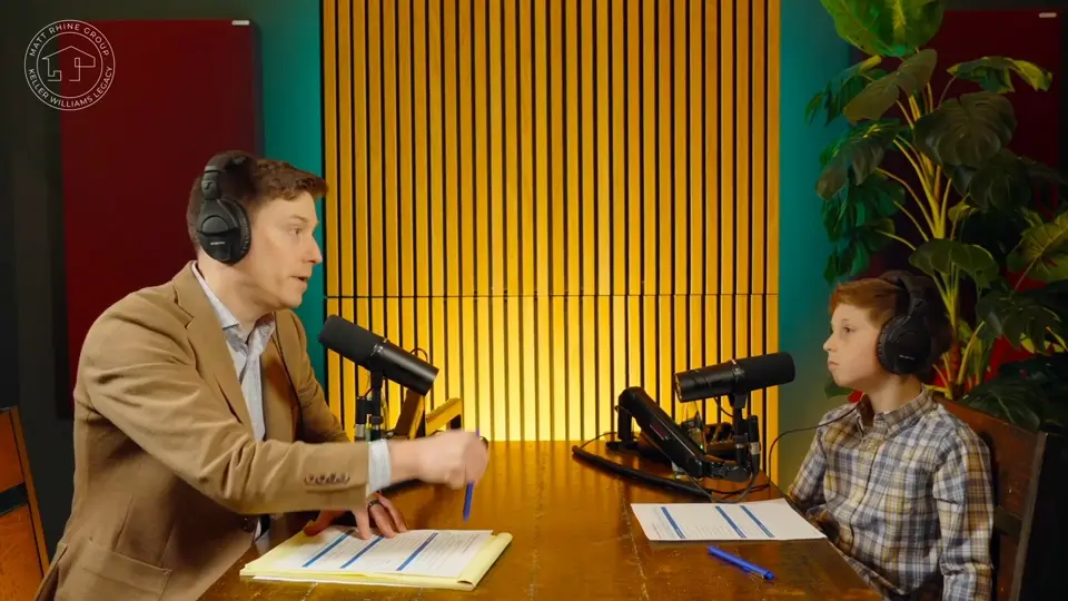 Still from Matt Rhine’s interview with Charlie Rhine