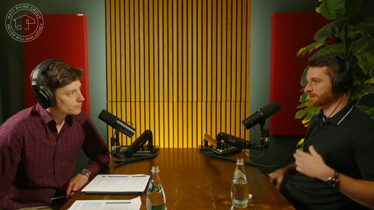 Still from Matt Rhine’s interview with Jake Bowling