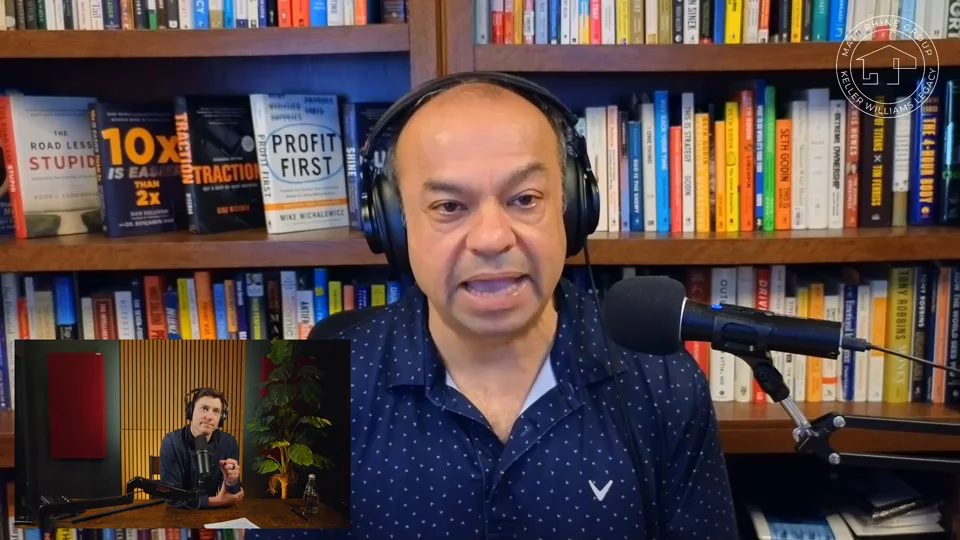 Still from Matt Rhine’s interview with Rocky Lalvani