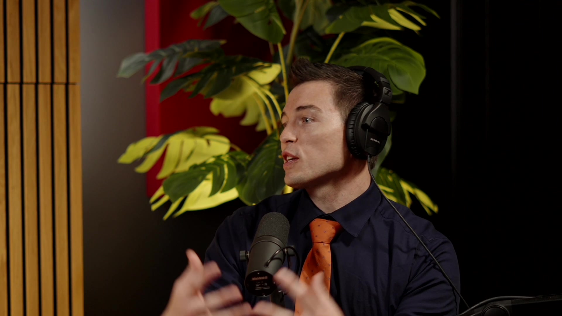 Authentic camera frame from Sean McComb’s April 2024 interview