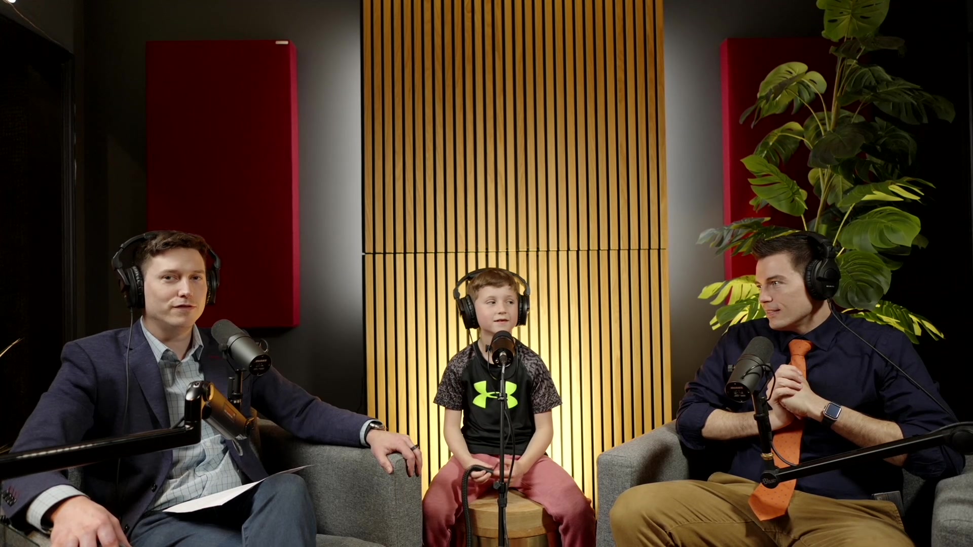 Matt Rhine, Charlie Rhine and Sean McComb in their original episode 34 camera recording