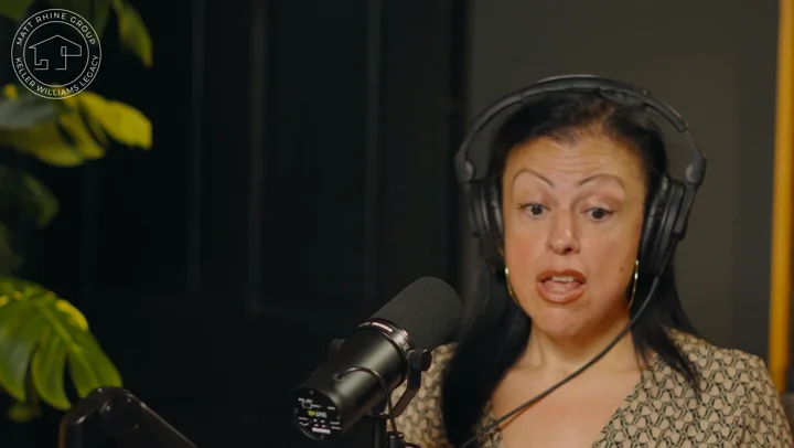 Still from Matt Rhine’s interview with Stephanie Arcelay
