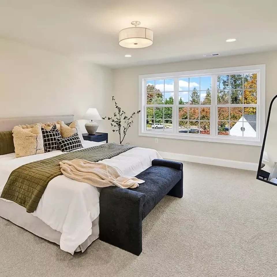 Owner suite inside a Villas at Woodbrook home
